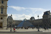 The Louvre Pyramid is a large glass pyramid commissioned by then French president