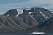 
cruise ship in the ice fjord
