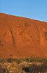 The varied and eroded surface on Ayers Rock (Uluru)