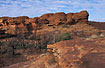 Rock formations in Kings Canyon (Watarrka) National Park