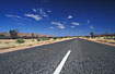 Long straight road in the australian interior
