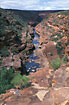 The Murchison River carves its way through the rock
