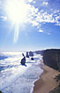 The twelve apostles: Limestone formations at the pacific coast