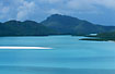 View of the azure sea at Whitehaven Beach