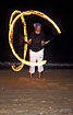 Juggling with fireballs in the dark