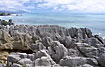 Peculiar limestone formations stacked as pancakes, therfore their name "pancake rocks"