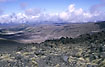 The landscape still holds no vegetation after the last vulcanic eruption - just lava