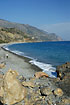 Coast landscape at the south coust of Crete