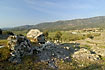 Rock landscape in central Lesbos