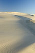 Evening shadows over the large sand dune