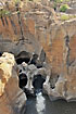 Bourkes Luck Potholes: Bizarre cylindrical holes carved into the rock by whirlpools