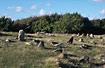 Viking burial site called Lindholm Hje