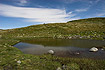 Mountain lake on the huge plateu called Hardangervidda.