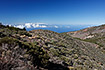 Landscape from Tenerife. La Gomera can be seen in the distance.