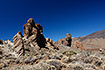 The volcanic rockformations "Los Roques" near the volcano Teide on Tenerife