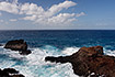 The Atlantic Ocean seen from the westernmost point of Tenerife "Punta del Teno"