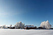 Finnish rural winter landscape