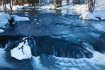 Finnish winter stream