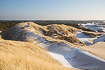 Kids playing in the vast dune area Rbjerg Mile