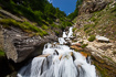 Waterfall in the italian alps