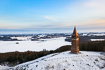 The tower on one of the highest bumps in Denmark called Himmelbjerget (147 masl), which losely translates into sky mountain.