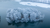 Winter in the Danish Lakelands near Ry