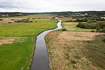 Canalized river Nrre near Viborg