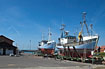 Fishing vessels on ground