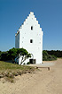 The church burried in sand at Skagen