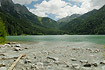 The beautiful and popular Antholzer See which lies a few kilometers from the austrian border