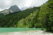 The beautiful and popular Antholzer See which lies a few kilometers from the austrian border