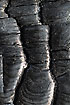 Detail image of burnt wood