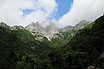 Mountain summits in the Apuan Alps