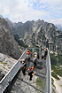 The viewing platform Alpspix on Alpspitze. An excellent place to experience acrophobia.