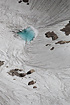 The glacier Schneeferner on Zugspitze has been melting away at an alarming rate in the last decade and will in all likelyness be totally gone in a few years.