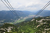 Cablecar wires on the way to Alpspitze