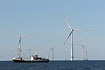 Research Vessel at Windmill park - Horns Rev, vindkraft, energi