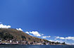 Village by the shore of Lake Titicaca.