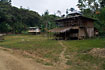 A small farm house in the northwestern part of Ecuador near the village La Ye de la Laguna.