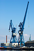 Cranes on Aarhus Harbour.