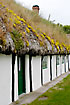 A half-timbered houses thatched with seaweed typical for the Ls island.