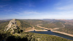 Salto de Gitano at Pea Falcon where many Griffon Vulture and Black Vulture breed. Seen from Santuario y Castillo de Monfrage.
Technical data: Digital SLR, the image has been stitched from several images. Resolution 7500 x 4200 pixels. Print size 63,5 x 35,6 cm. at 300 dpi.