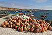 Pots for capturing octopussies on the harbour of Sagres in the southernmost par of Portugal.